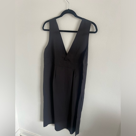 Marni Deep Purple V Neck Dress, size 44 - Picture 5 of 10